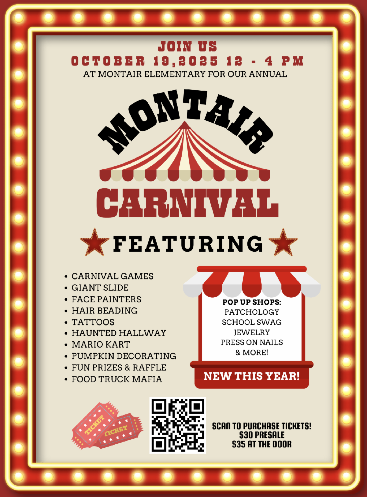 past Montair Carnival Flyer